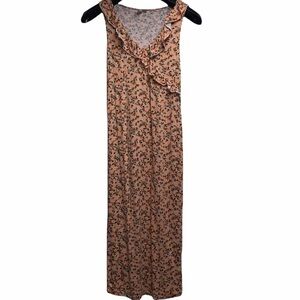 Midi ASOS floral sleeveless dress size 2